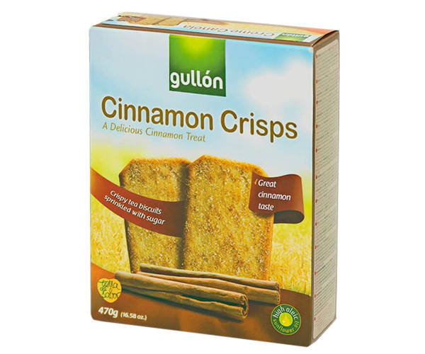 

Печенье GULLON Cinnamon crisps хрустящее с корицей 470 г