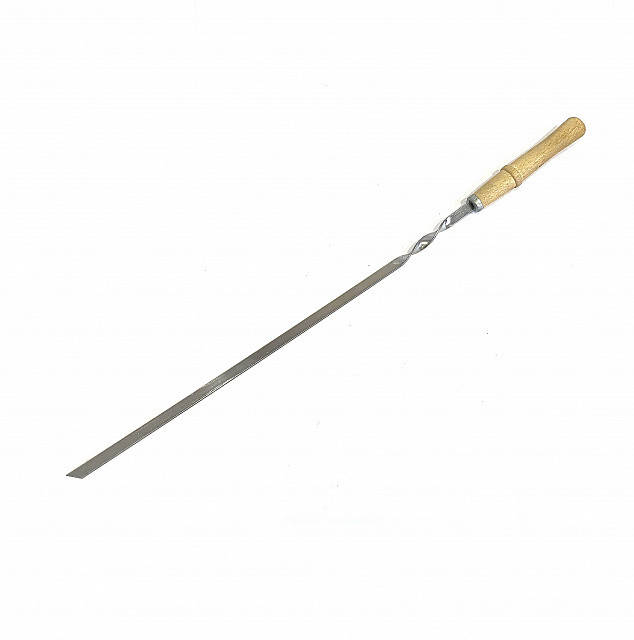 

Шампур с деревянной ручкой, 590*10*2