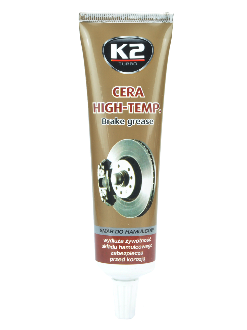 

Смазка для тормозной системы высокотемпературная K2 Turbo CERA 100 мл (B408)