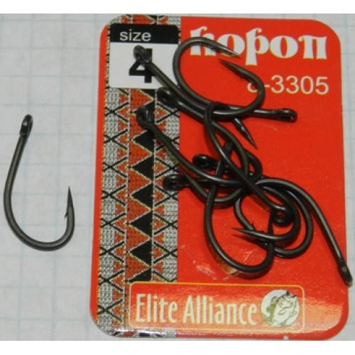 

Крючки Elite Alliance "Anti-Snag Hook"