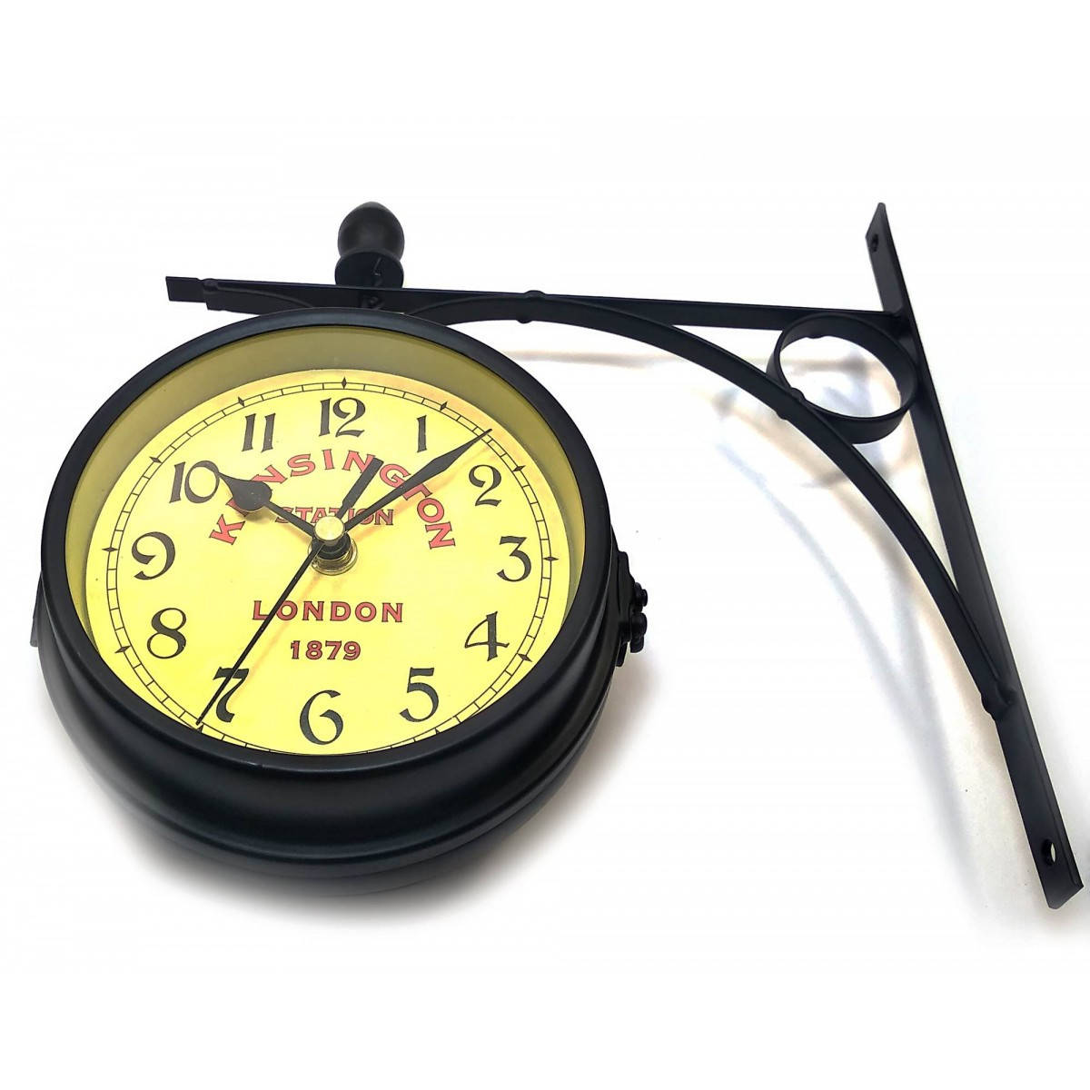 

Часы настенные станционные двухсторонние London (диаметр 13 см)