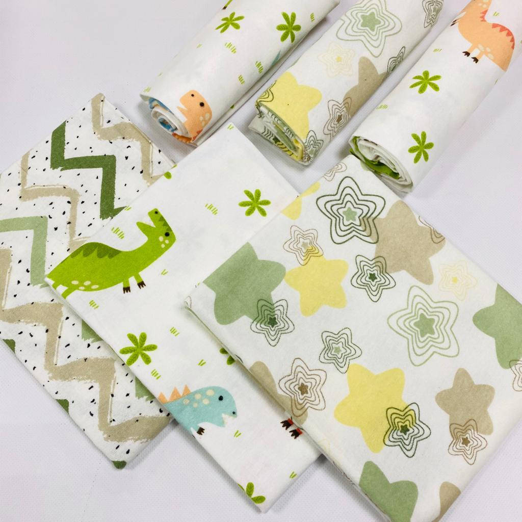 

Комплект фланелевых пелёнок №34, Разные цвета