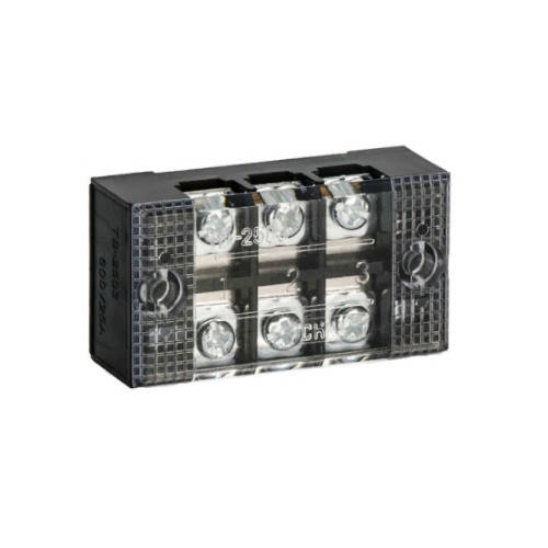 

Клеммная колодка ZIPLEX 3х2.5мм2 Чёрная ТВ2503