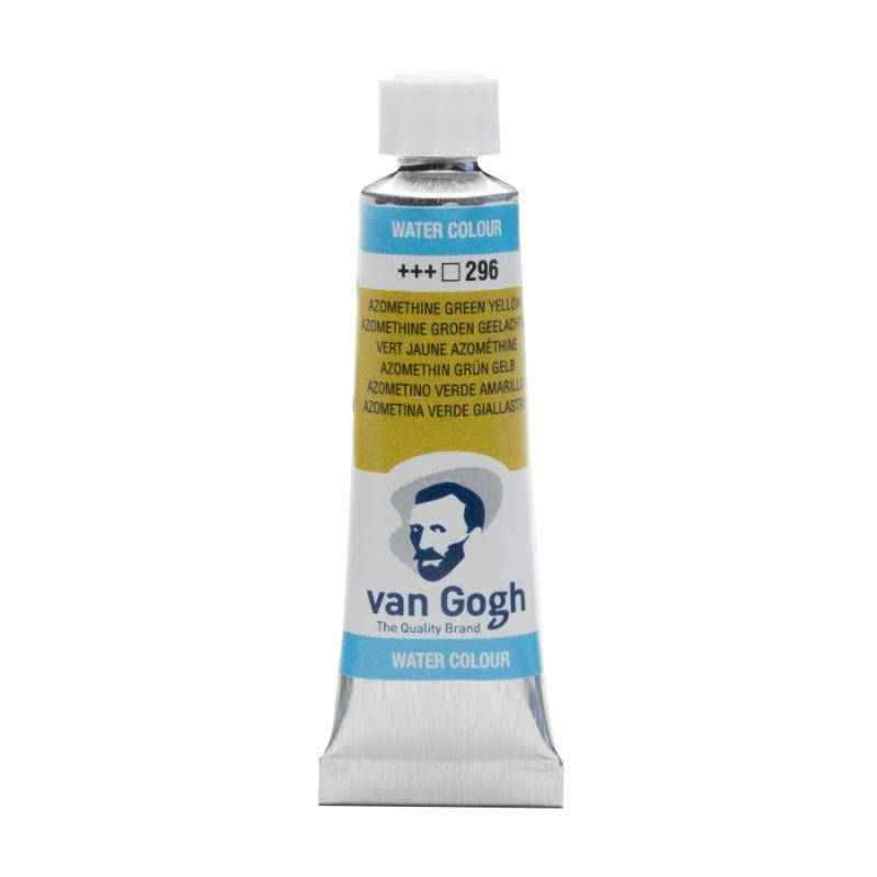 

Краска акварельная Van Gogh (296), Азометин зелено-желтый, туба 10 мл, Royal Talens