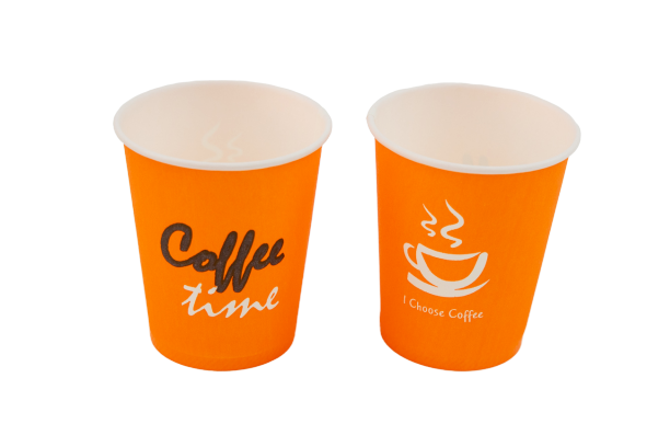 

Стакан бумажный 185мл "Coffe Time" оранжевый (50 шт в рукаве)