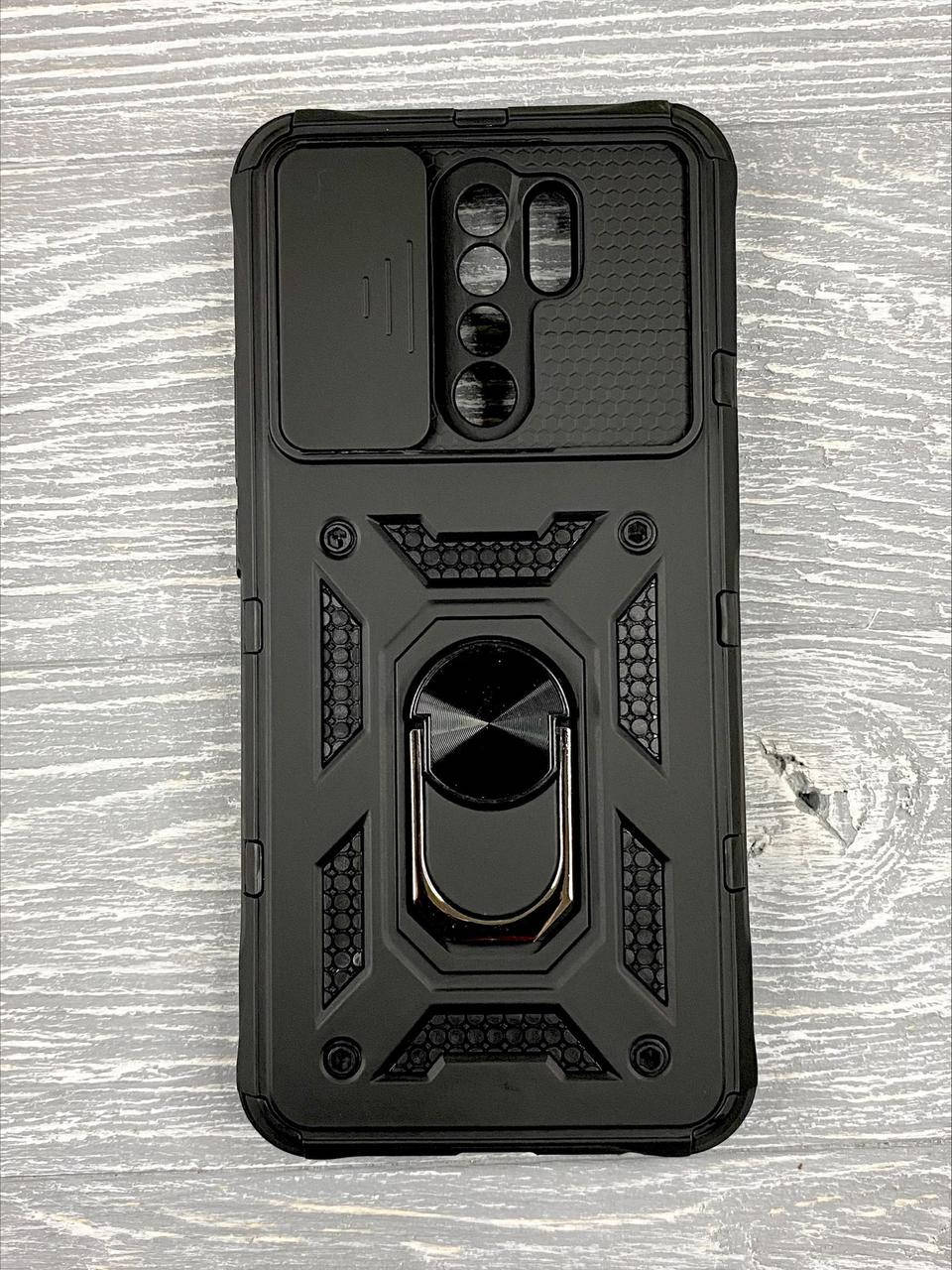 

PC + TPU чехол Camshield armor для Xiaomi Redmi 9 (на сяоми редми 9) черный, Разные цвета