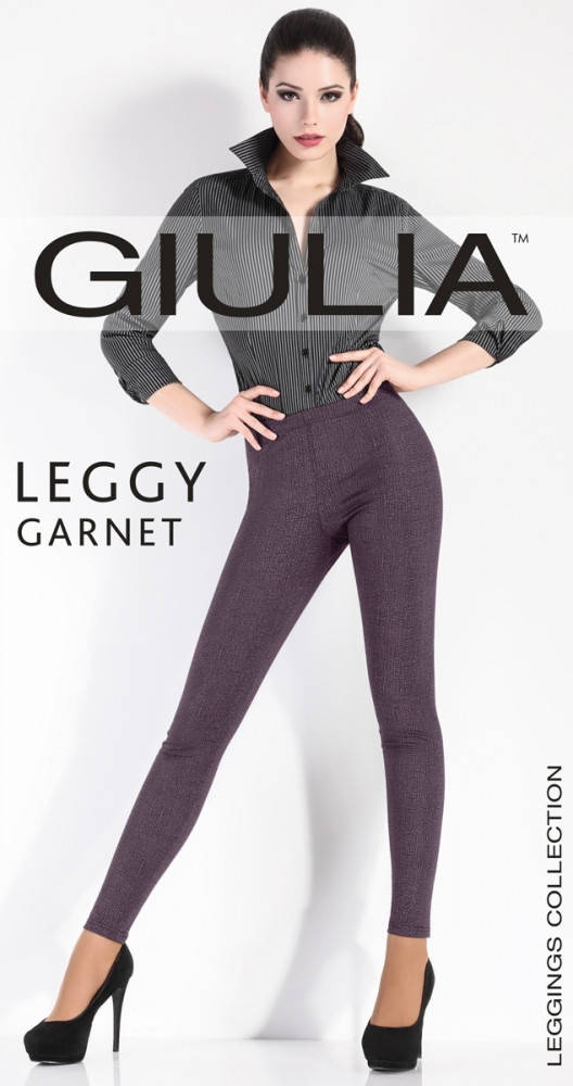 

Классические облегающие бордовые леггинсы LEGGY GARNET, Бордовый