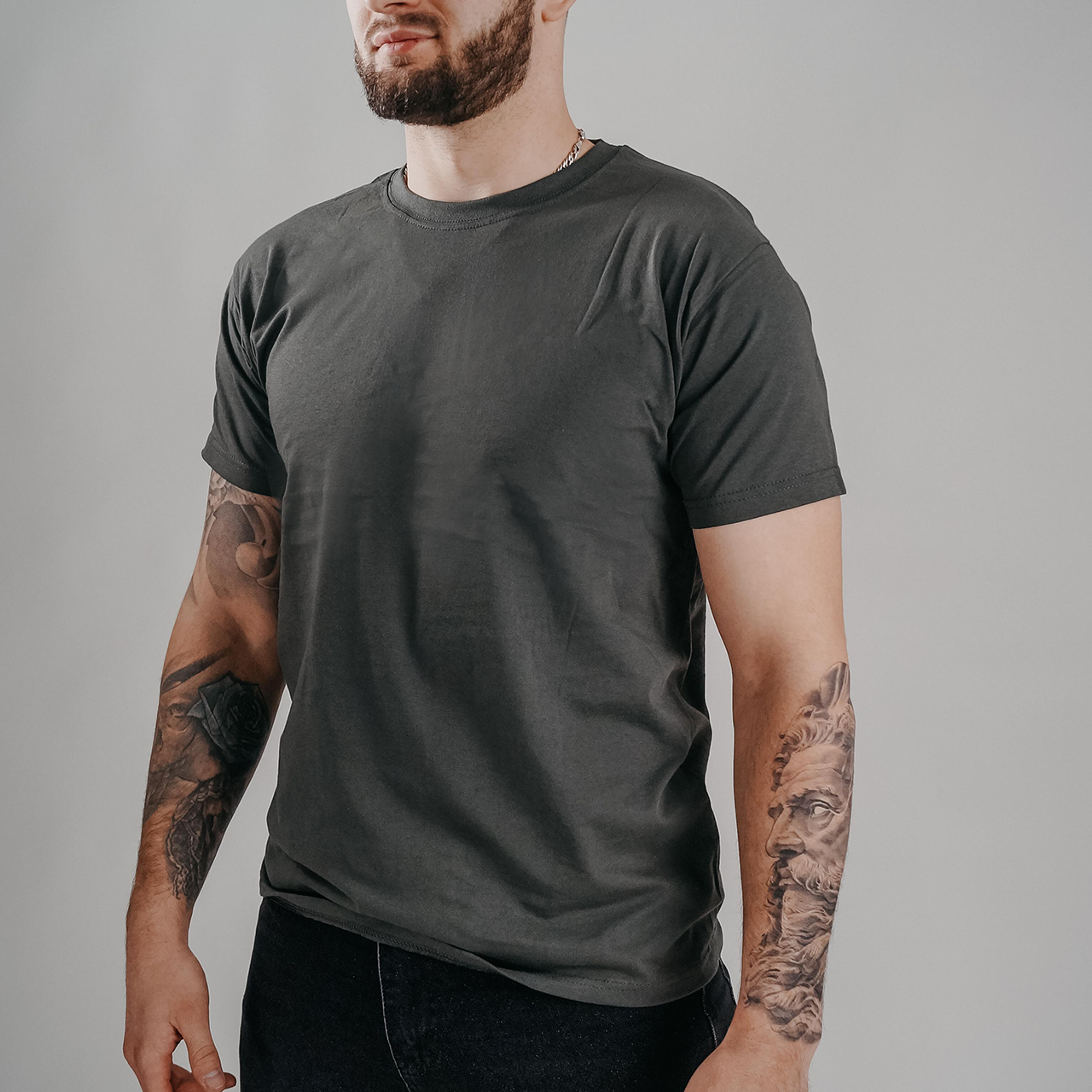 

Футболка легкая Fruit of the Loom XL Светлый Графит