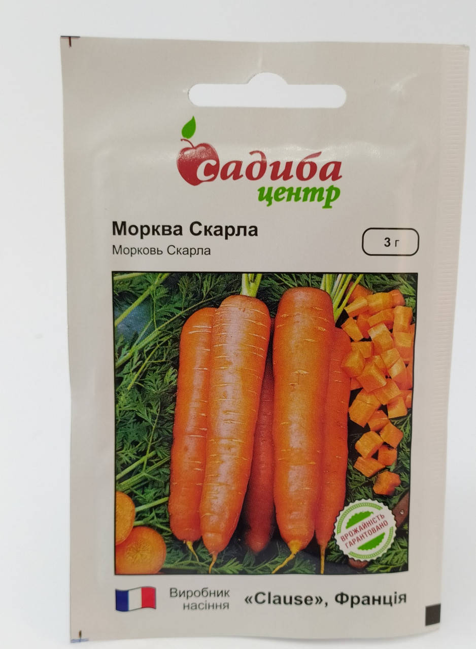 

Семена моркови Скарла 3г "Clause", Франция Садыба центр