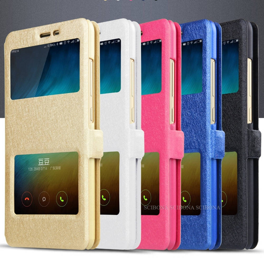 

Кожаный чехол книжка для Xiaomi Mi Note (5 цветов), Разные цвета