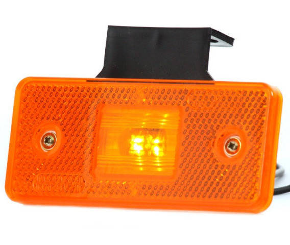 

Фонарь габаритный светодиодный боковой WAS 101z (оранжевый) ЛЕД, габаритные огни на прицеп