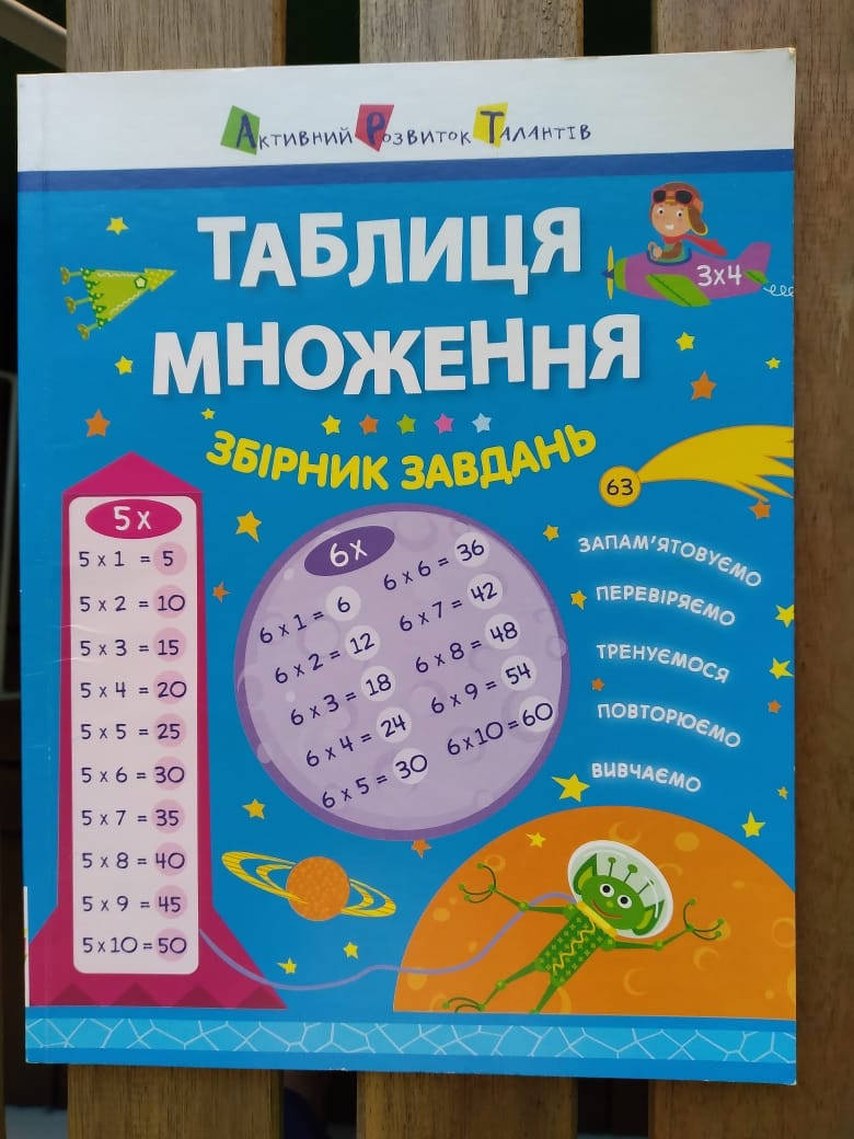 

АРТ Таблиця множення. Збірник завдань