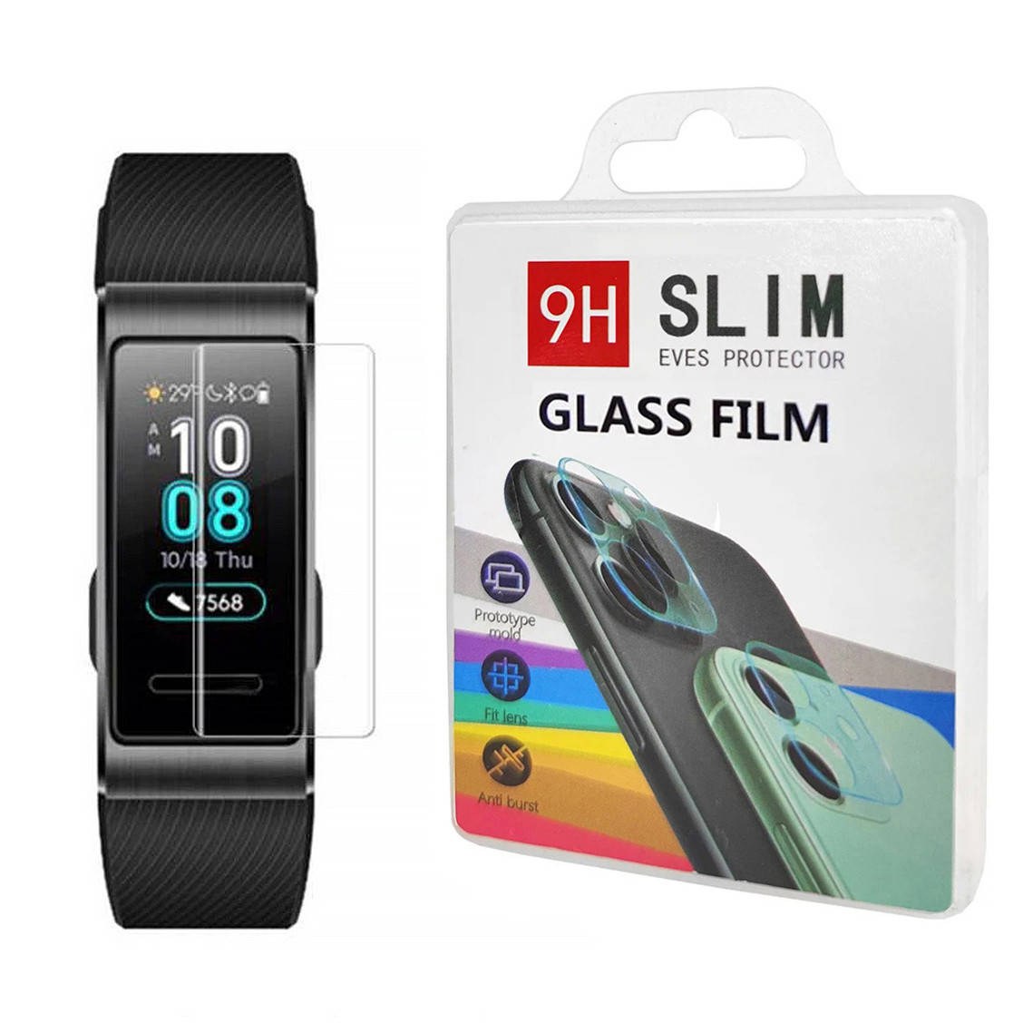 

Защитная плёнка Slim Protector для Huawei Band 3 Pro / Band 4 Pro Clear