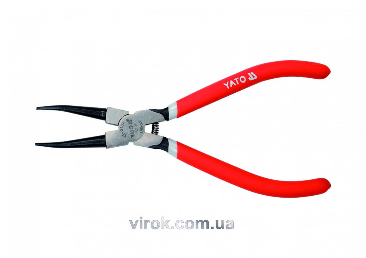 

Съемник стопорных колец YATO прямой сжатие l=180 мм YT-2137