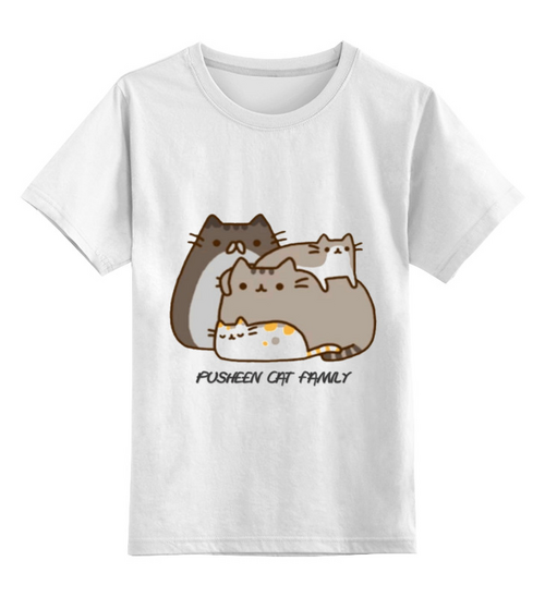 

Футболка GeekLand Pusheen Cat Кот Пушин Pusheen Cat Family PC 02.07