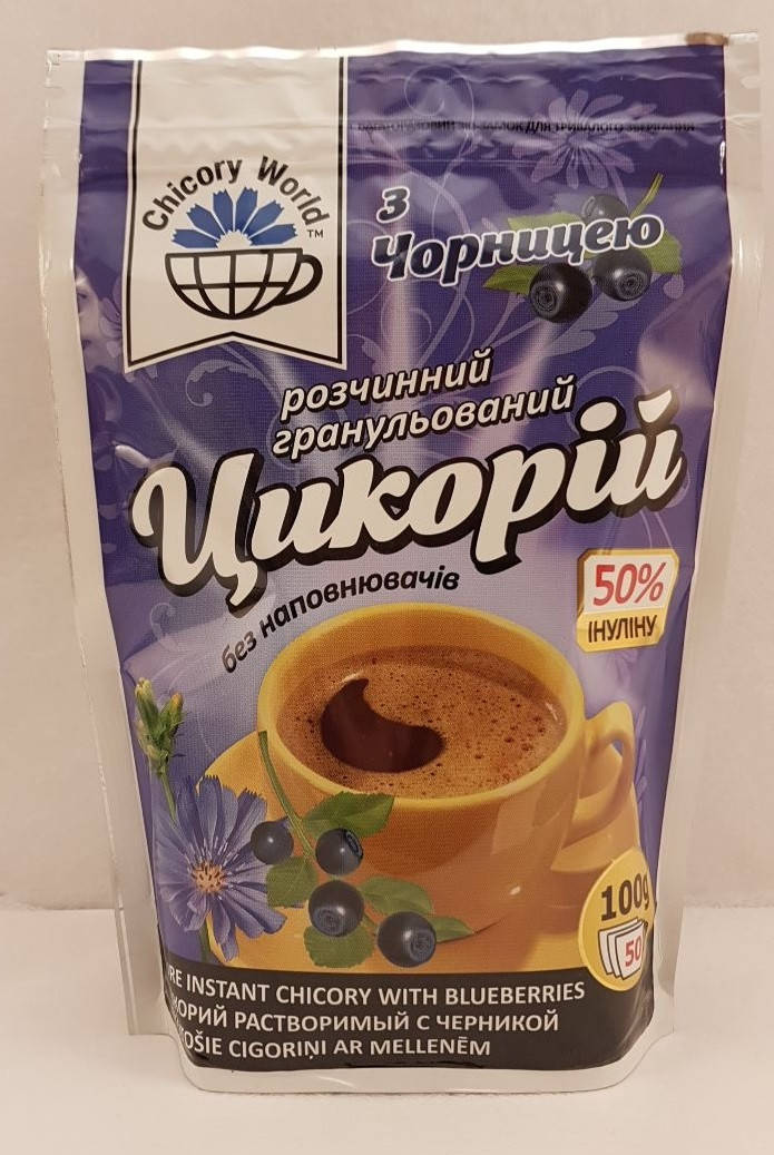 

Цикорий растворимый гранулированный с Черникой 100 г