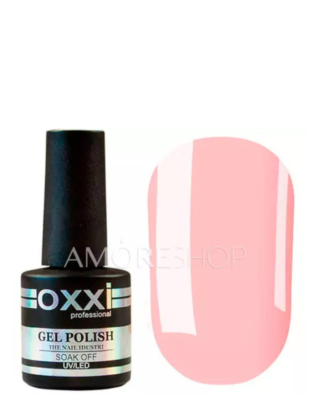 

OXXI Cover Base №1 - камуфлирующая база-корректор для гель-лака (светло-розовый), 10 мл