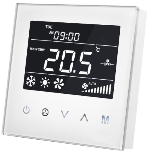 

Термостат для фанкойла Z-Wave настенный (2 трубы) MCO Home — MCOEMH8-FC