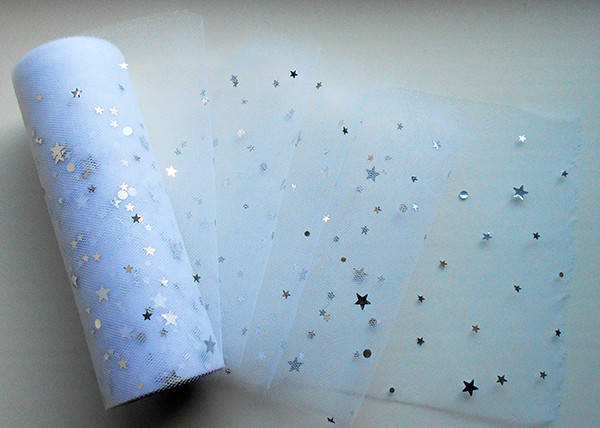 

Фатин "кнопочка + зірочка" білий, ширина 15см (LEA-0844)