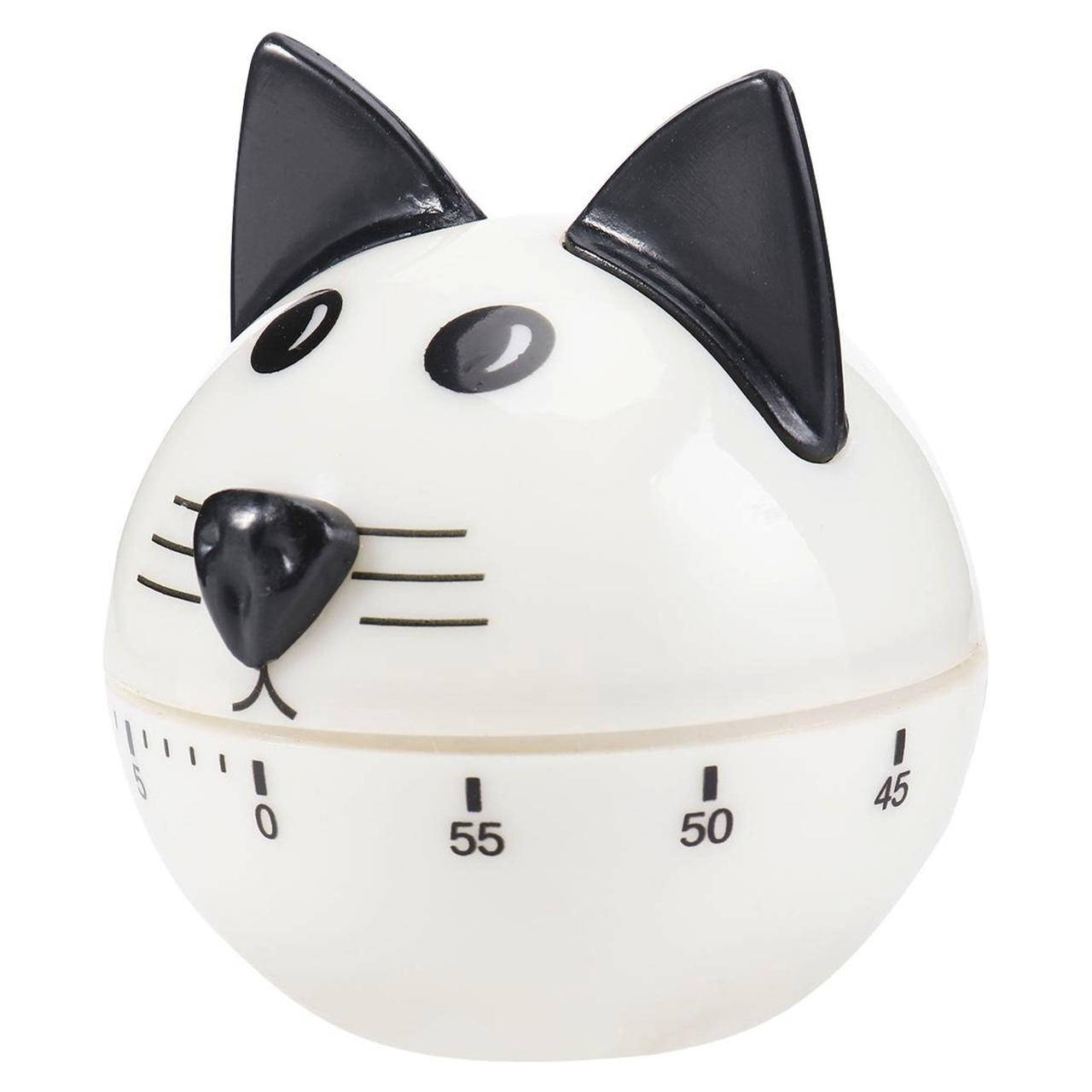 

Таймер кухонный механический бытовой Moller 601007 Cat White (601007)
