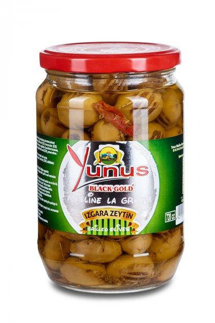 

Оливки зеленые гриль в оливковом масле Yunus 720/430 г