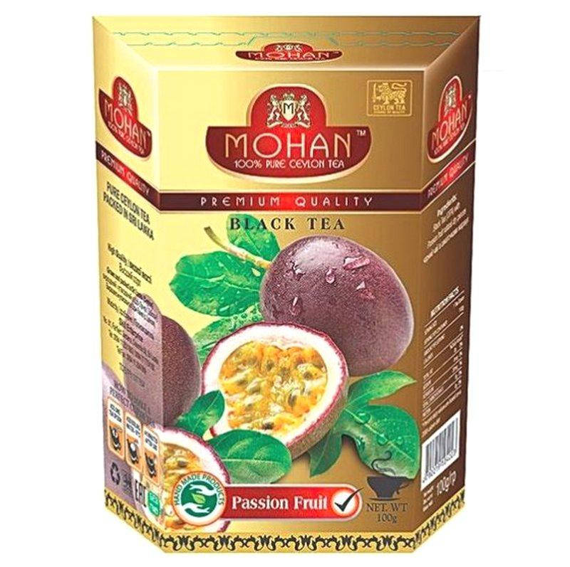 

Черный чай с маракуйя крупнолистовой Mohan 100 гр