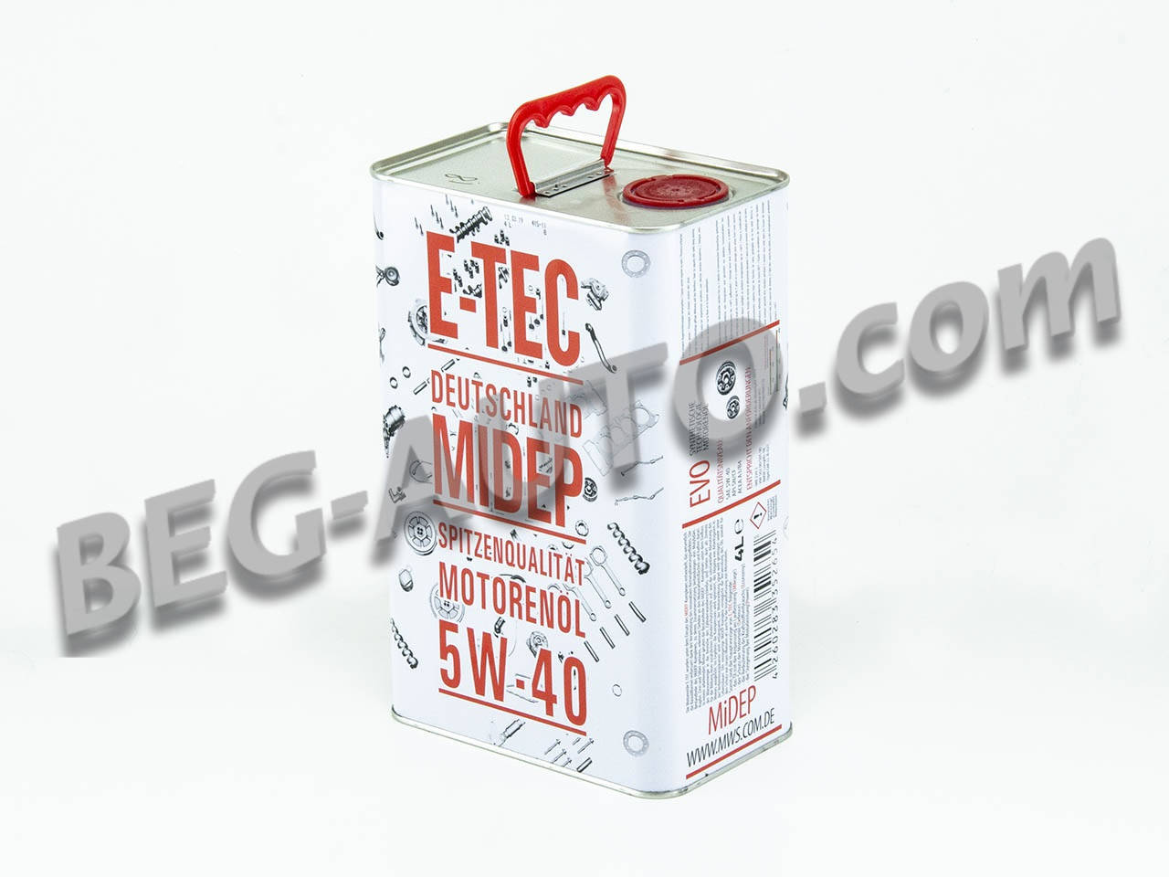 

Масло E-TEC 5w40 EVO 4л метал