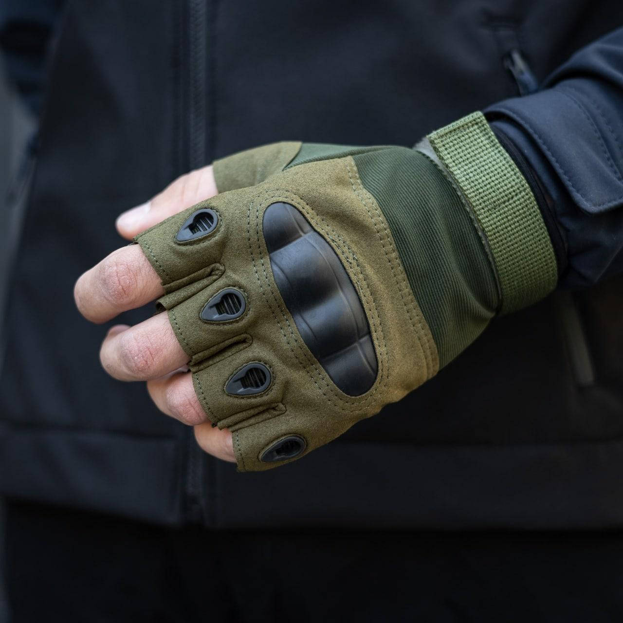 

Тактичні АРМІЙСЬКИ РУКАВИЦІ безпалі з накладкою і без накладки S М L XL XXL
