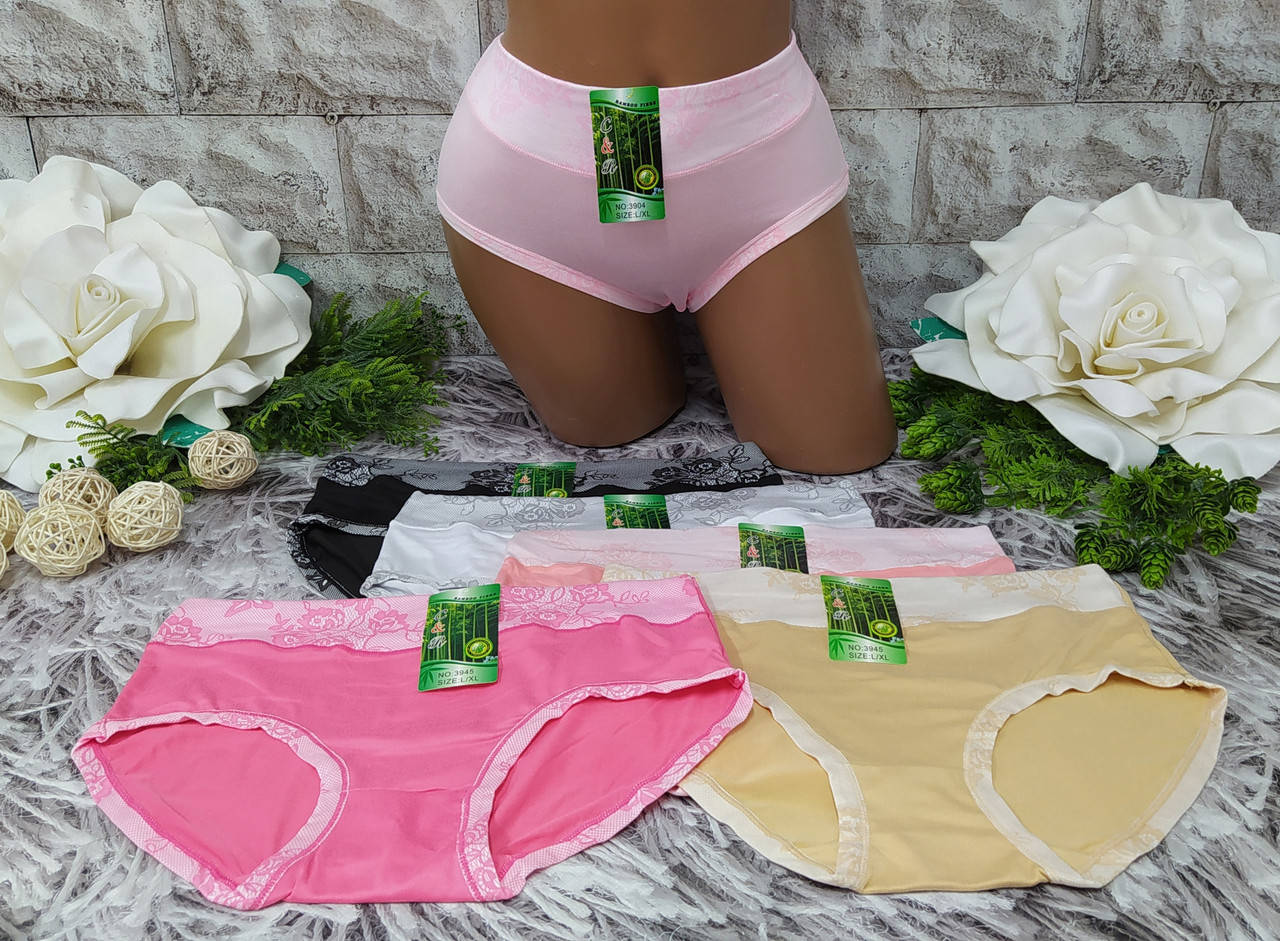

Трусы женские L/XL (р. 50-52) бамбук C&R (3945), Разные цвета