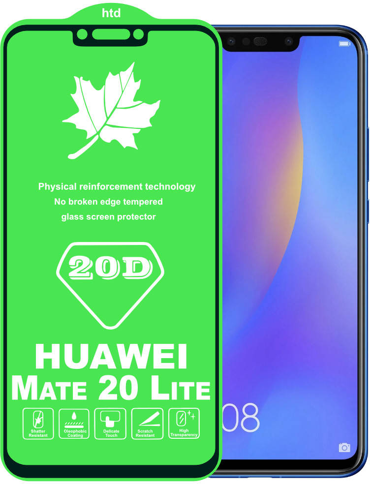 

20D Стекло Huawei Mate 20 Lite (большой радиус) (Хуавей Мате 20 Лайт)