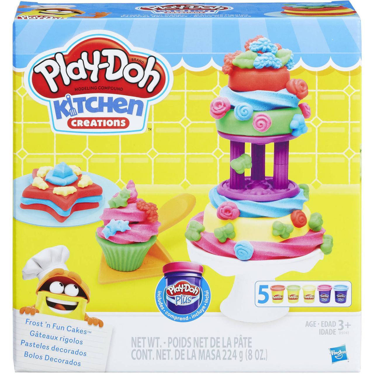 

Набор пластилина Play-Doh Kitchen Creations Frost ´n Fun Cakes