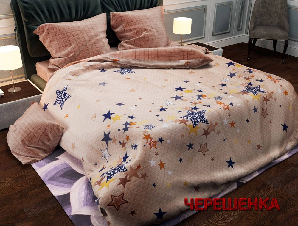 

Полуторный набор постельного белья 150*220 из Бязи "Gold" №151269AB Черешенка™