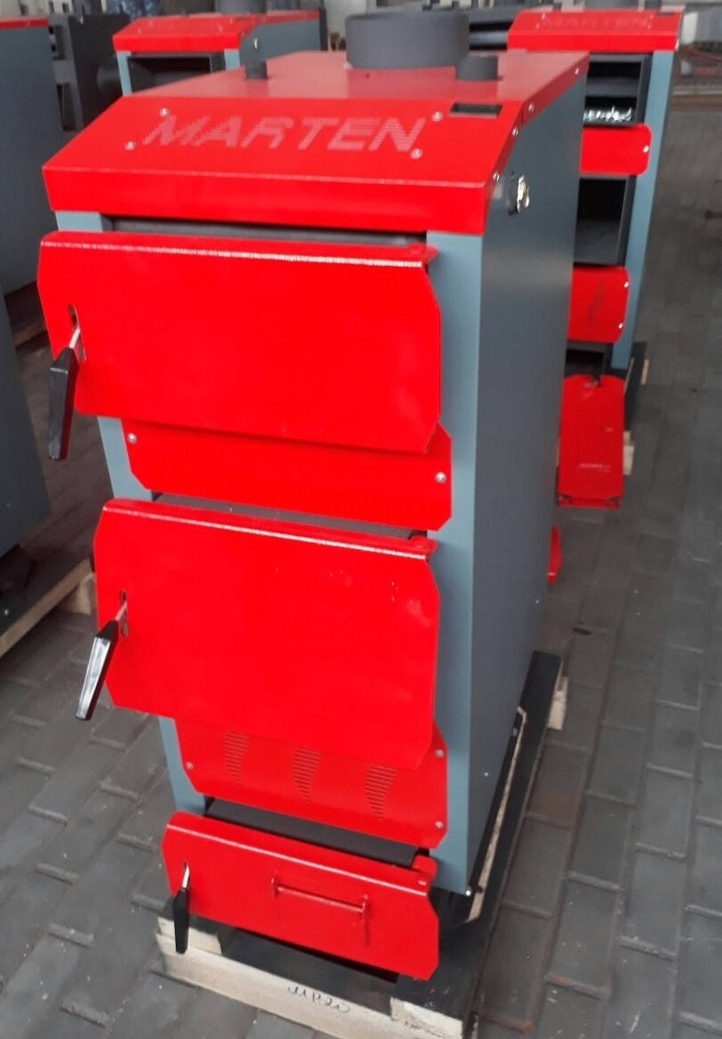 

ДЛЯ БОЛЬШИХ ДРОВ УДОБНЫЙ КАЧЕСТВЕННЫЙ твердотопливный котел Marten Praktik 30 кВт (Мартен Практик)