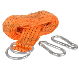 

Трос буксировочный 3,5т 4м х 50мм c карабином Elegant EL 101832