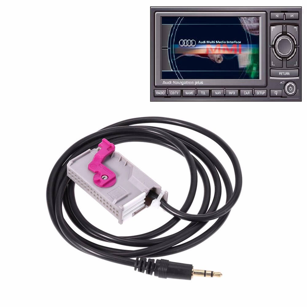 

AUX кабель для Audi A3 A4 A6 A8 TT R8 на магнитолу RNS-E 32pin