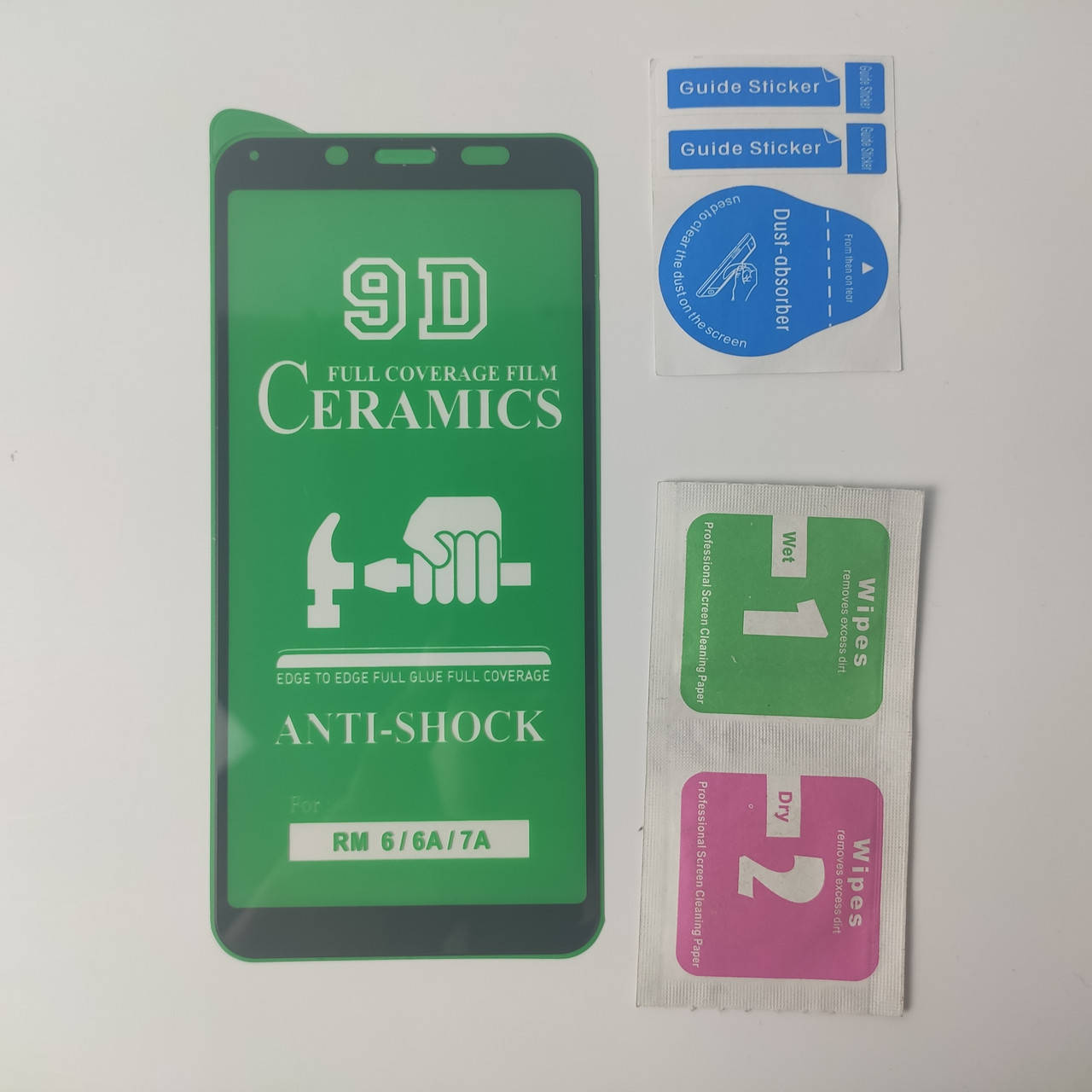 

Гибкое Защитное стекло для Xiaomi Redmi 6A Ceramics 9D на весь экран телефона Керамическое Черный