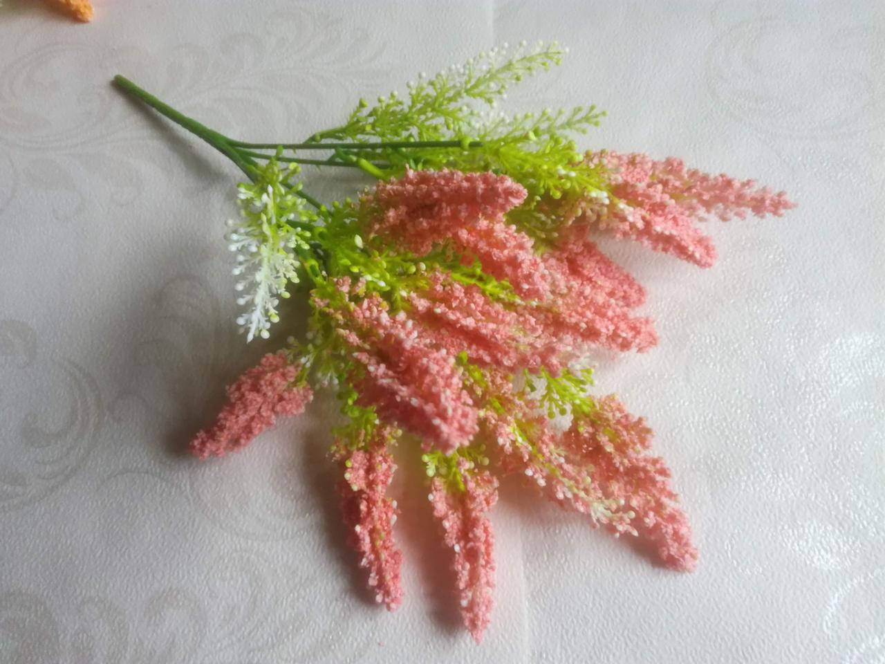 

Искусственная зелень. Букет декоративный , корраловый