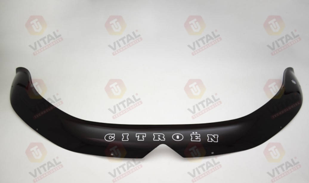 

Дефлектор капота VT52 (мухобойка) Citroen C4 2 2011-2019 + DS4, Vip Tuning, CN25