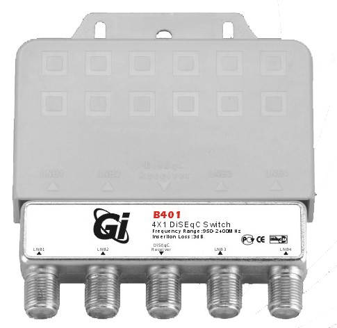 

Gi B401 4x1 DiSEqC 2.0,