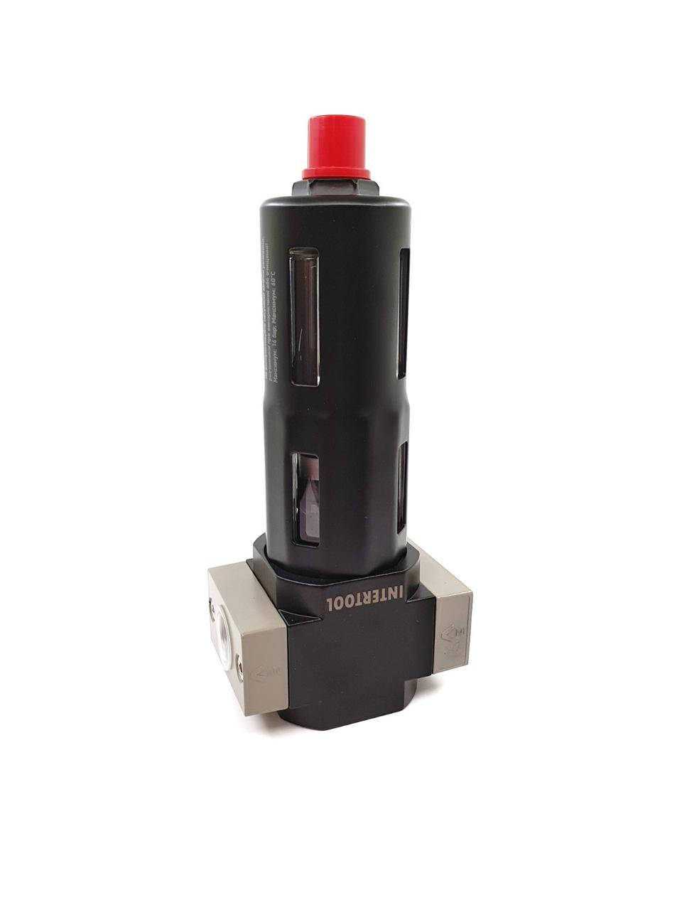 

Фильтр для очистки воздуха 1/4", 5мкм, 950 л/мин, металл INTERTOOL PT-1416