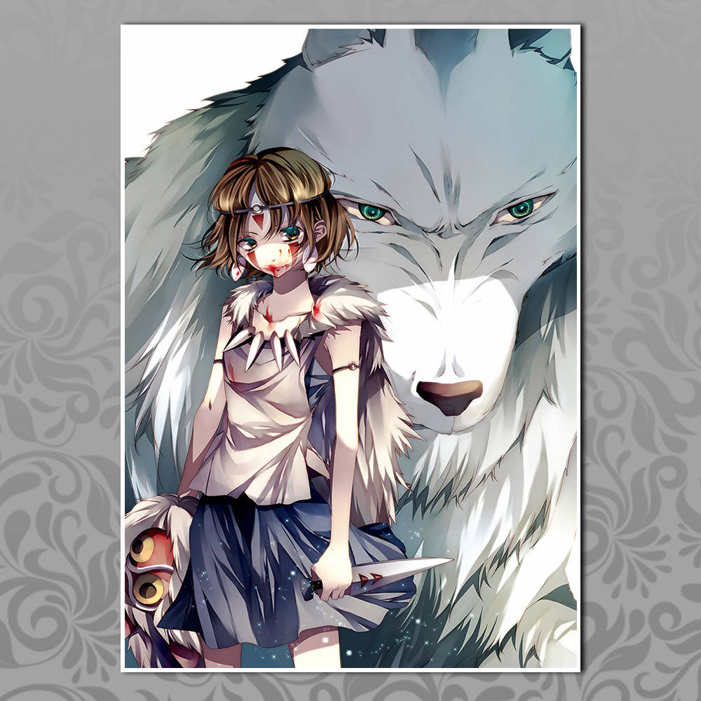 

Плакат Аниме Princess Mononoke 03