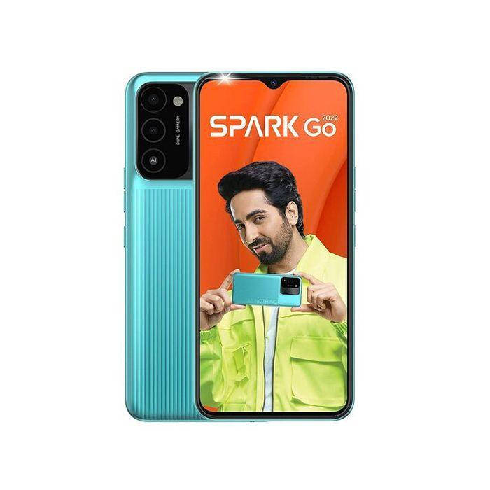 

Tecno Spark Go 2022 (KG5m) 2/32GB NFC Dual Sim Turquoise Cyan (4895180776960), Бирюзовый