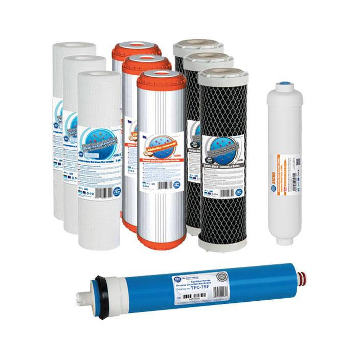 

Годовой комплект картриджей 5 ступеней Aquafilter для обратного осмоса