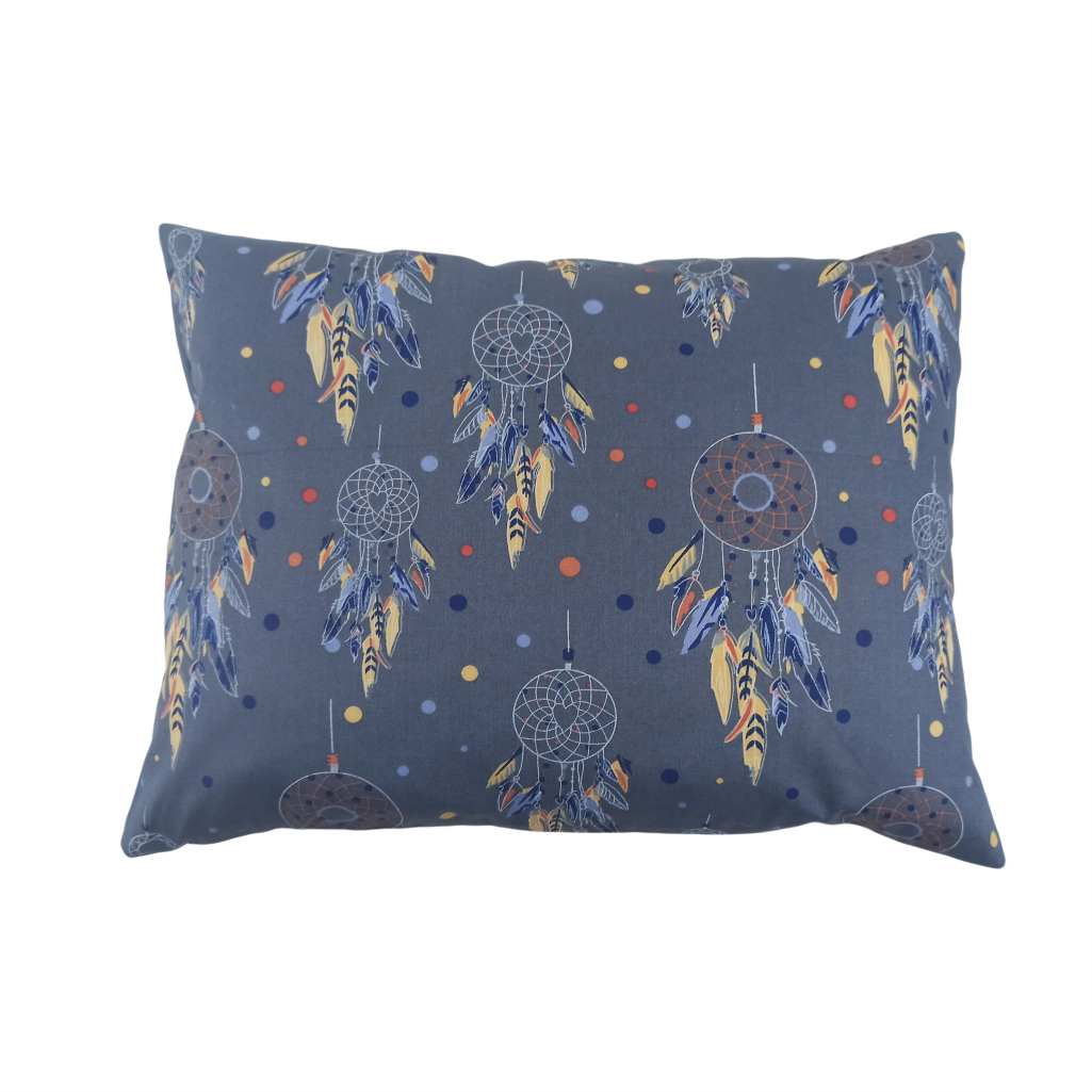 

Наволочка, 45*35 см, (хлопок), (ловець снов на синем), Разные цвета
