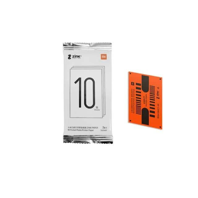 

Фотобумага для принтера Xiaomi ZINK Pocket Printer Paper (10 шт) 2*3"
