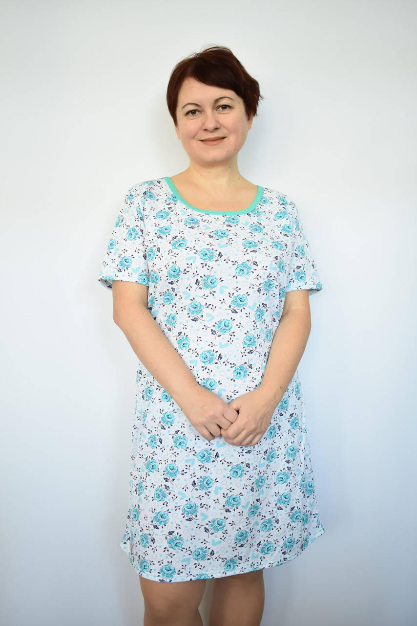 

Ночнушка женская хлопок, Разные цвета