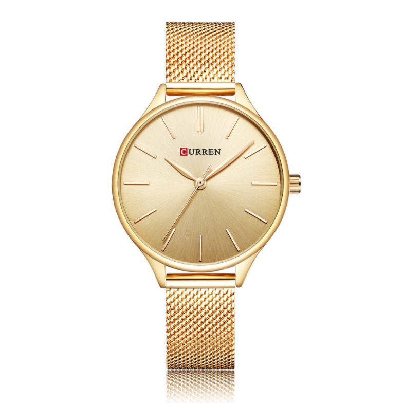 

Женские часы металлические Curren Blanche золотистые