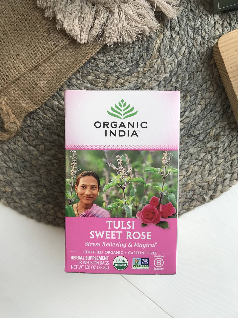 

Чай органический Tulsi Sweet Rose, Organic India