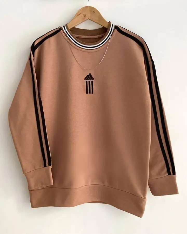 

Свитшот Adidas бежевый Винтажный свитшот Адидас