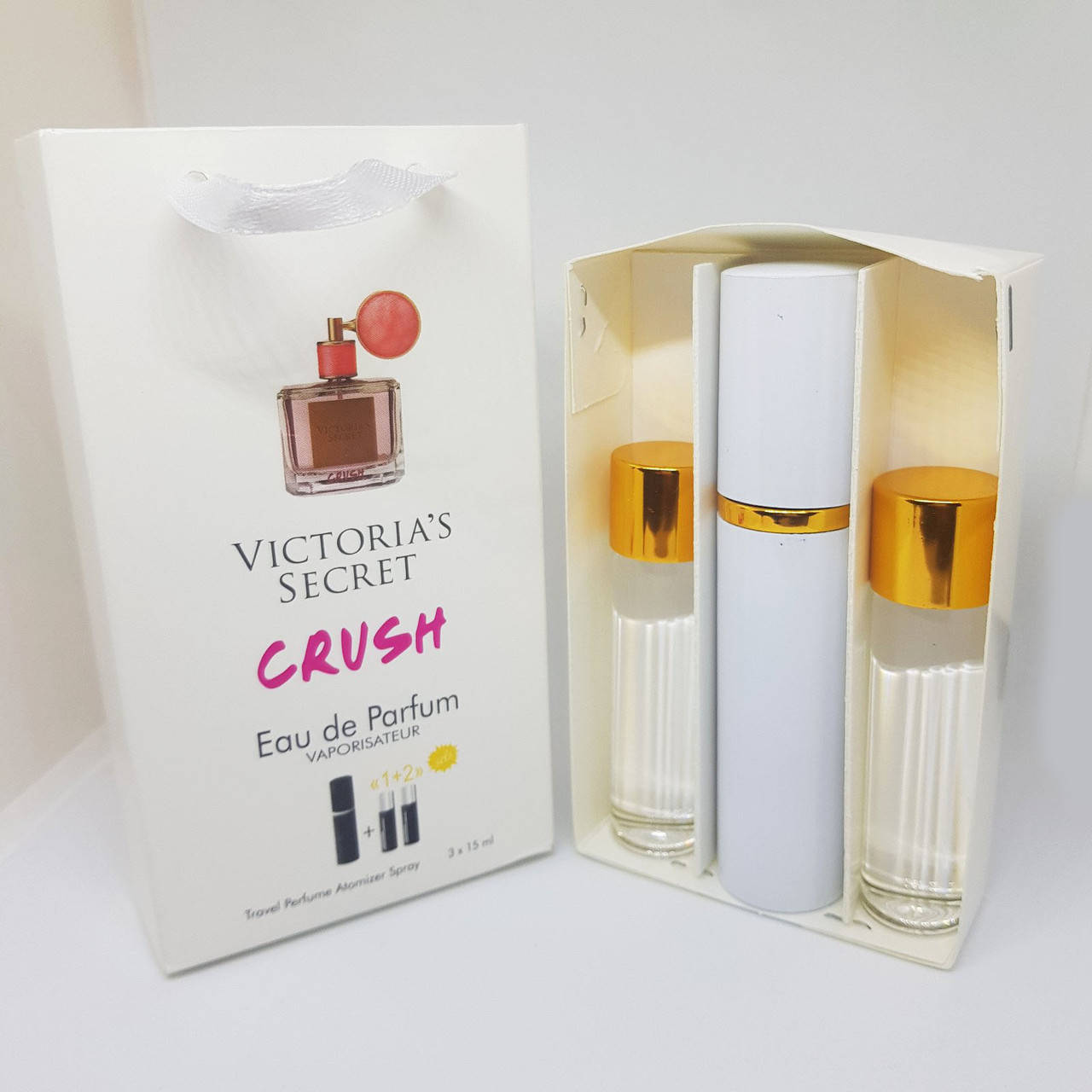 

Туалетная вода в подарочной упаковке 3 по 15 мл ( 45 мл) Victorias Secret Crush